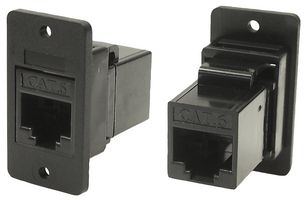 CLIFF ELECTRONIC COMPONENTS CP30622X 直列式适配器, 适配器, 直列式, RJ45, RJ45, Slim FeedThrough