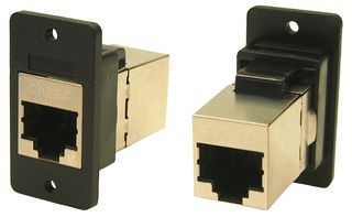 CLIFF ELECTRONIC COMPONENTS CP30625SX 直列式适配器, 适配器, 直列式, RJ45, RJ45, Slim FeedThrough