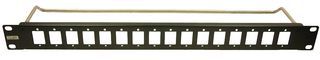 CLIFF ELECTRONIC COMPONENTS CP30158 配线架, 普通孔, 空载配线架, 16 端口, 1机架单元, CP301xx