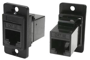 CLIFF ELECTRONIC COMPONENTS CP30720 直列式适配器, Cat5e, CSK孔, 适配器, 直列式, RJ45, RJ45, Dual Entry Feed Through Series