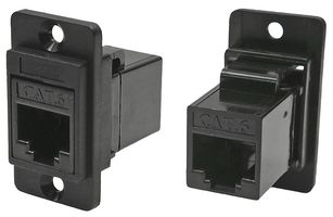 CLIFF ELECTRONIC COMPONENTS CP30722 直列式适配器, Cat6, CSK孔, 适配器, 直列式, RJ45, RJ45, Dual Entry Feed Through Series
