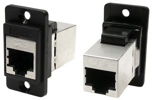 CLIFF ELECTRONIC COMPONENTS CP30722S 直列式适配器, Cat6, CSK孔, 适配器, 直列式, RJ45, RJ45, Dual Entry Feed Through Series