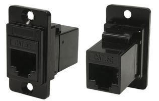 CLIFF ELECTRONIC COMPONENTS CP30720MB 直列式适配器, Cat5e, CSK孔, 适配器, 直列式, RJ45, RJ45, Dual Entry Feed Through Series