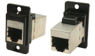CLIFF ELECTRONIC COMPONENTS CP30720SMB 直列式适配器, 屏蔽, Cat5e, CSK孔, 适配器, 直列式, RJ45, RJ45, Dual Entry Feed Through Series