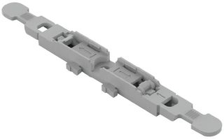 WAGO 221-2501 Mounting Carrier, 1 Way, Wago 221-2411 Inline Splicing Connector with Lever, 221 Series