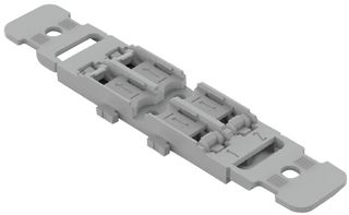 WAGO 221-2502 Mounting Carrier, 2 Way, Wago 221-2411 Inline Splicing Connector with Lever, 221 Series