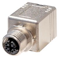TUK SGM12180 连接器适配器, 直型, Cat 6A, X编码, M12, 8 路, 插座, RJ45, 8 路, 插座