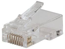 KLEIN TOOLS VDV826-728 Modular Connector, RJ45 Plug, 1 x 1 (Port), 8P8C, Cat5e, Cable Mount