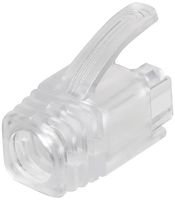 TUK PS3CLR7.5#100 连接器配件, 透明, 应力消除套筒, TUK PGSCBXL屏蔽RJ45 Cat6a插头, 聚碳酸酯, PS3 Series