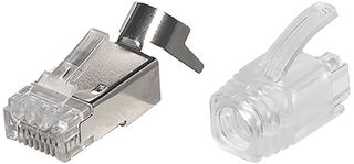 TUK PGSCB8.5CLR#20 MODULAR CONN, 8P8C, RJ45 PLUG, CABLE
