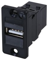TUK KCUABBPM USB适配器, USB A 插座, USB B 插座, USB 2.0, Low Profile Panel Mount Range Series