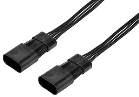 MOLEX 45146-0603 连接电缆, Squba插头至Squba插头, 6 路, 1.8 mm, 1排, 300 mm, 11.8 "
