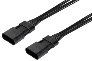 MOLEX 45146-0810 连接电缆, Squba插头至Squba插头, 8 路, 1.8 mm, 1排, 1 m, 3.3 ft
