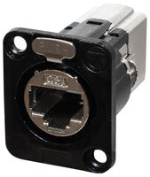 TUK SGACDPMBK 直列式适配器, XLR型Cat6A, 适配器, 直列式, RJ45, RJ45