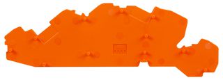 WAGO 2005-7692 Accessory, 1mm Thick, Orange, TOPJOB®S 35mm DIN Rail Terminal Blocks - 2005 Series