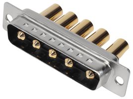 MH CONNECTORS MHCDS5W5P4 连接器, 组合式D-SUB, MHCD Series, DB-5W5, 插头, 5 触点, 5电源, 焊接杯