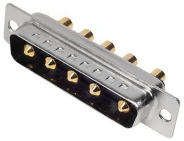 MH CONNECTORS MHCDD5W5P4 Combination Layout D Sub Connector, MHCD Series, DB-5W5, Plug, 5 Contacts, 5 Power, Solder