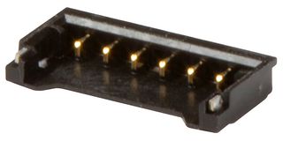 MOLEX 78171-5006 引脚针座, 线至板, 1.2 mm, 1 排, 6 触点, 表面安装直型, Pico-EZmate 78171 Series