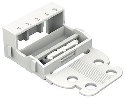 WAGO 221-515 Accessory, Snap In Mount Foot, Wago 221 Series 5 Conductor Terminal Blocks