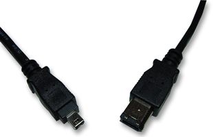 PRO SIGNAL PS11262 计算机线缆, IEEE 1394 火线插头, IEEE 1394 火线插头, 6.56ft, 2m, 黑色