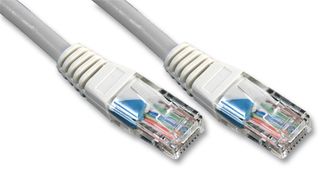 MULTICOMP PRO MP009277 Ethernet Cable, UTP, Patch Lead, Cat5e, RJ45 Plug to RJ45 Plug, Grey, 2 m