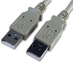 PRO SIGNAL PSG91634 USB线缆, A型插头至A型插头, 0.5 m, 19.7 ", USB 1.1, 灰色