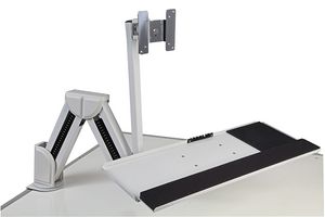 PRO SIGNAL PSG08382 桌面显示器臂,VESA 安装和键盘托盘,10 kg,TFT 显示器