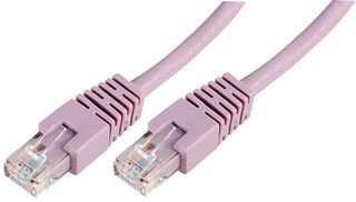 PRO SIGNAL PS11192 以太网电缆, UTP, 跳线, Cat6, RJ45插头至RJ45插头, 紫色, 2 m
