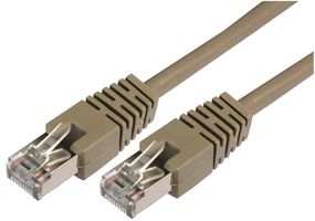 PRO SIGNAL PSG91653 以太网线缆, STP, Cat5e, RJ45插头至RJ45插头, 灰色, 20 m, 66 ft
