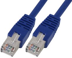 PRO SIGNAL PSG91659 Ethernet Cable, STP, Cat5e, RJ45 Plug to RJ45 Plug, Blue, 20 m, 66 ft