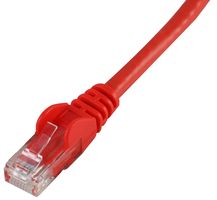 PRO SIGNAL PSG90557 以太网电缆，RJ45 插头至 RJ45 插头，非屏蔽双绞线，Cat6，6.6 英尺，2 m，红色
