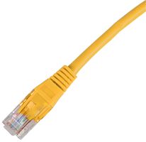 CONNECTIX CABLING SYSTEMS 003-3NB4-010-06B 以太网线缆, Cat5e, Cat5e, RJ45插头至RJ45插头, UTP (非屏蔽双绞线), 黄色, 1 m, 3.28 ft