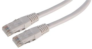 PRO SIGNAL PSG90969 以太网电缆, UTP, 跳线, Cat6, RJ45插头至RJ45插头, 白色, 10 m