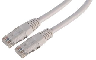 PRO SIGNAL PSG90963 以太网电缆, UTP, 跳线, Cat6, RJ45插头至RJ45插头, 白色, 200 mm