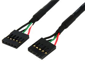 STARTECH USBINT5PIN Computer Cable, 18in Internal 5 pin USB IDC Motherboard Header Cable F/F
