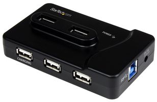 STARTECH ST7320USBC 集线器,6 端口,2x USB 3.0 4x USB 2.0 - 电源供电,北美、日本、欧盟、英国、澳大利亚