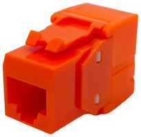 TUK SKFOR 模块连接器, 模制插座, 1 x 1 (端口), 7P7C, Cat5e, Cat6, 面板安装