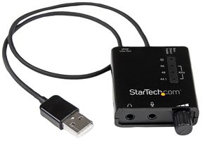 STARTECH ICUSBAUDIO2D USB Stereo Audio Adaptor External Sound Card with SPDIF Digital Audio