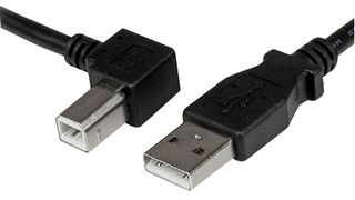 STARTECH USBAB1ML USB线缆,1米 USB 2.0 A型至左角B型线缆,1米 USB打印机线缆