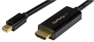 STARTECH MDP2HDMM2MB 音视频线缆组件，Mini DisplayPort转HDMI转换线，6ft（2m），4K