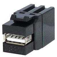 TUK KCUAA2BK USB 2.0 A 母至A 母, Keystone耦合器