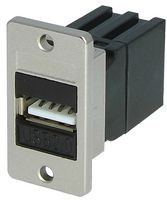TUK KCUAA2BKPM USB 2.0 面板安装, A 母至A 母 Keystone耦合器