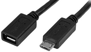 STARTECH USBUBEXT50CM USB Cable, Micro-USB Extension Cable, M/F, 0.5m (20in)