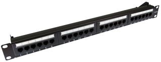 PRO SIGNAL UT-899224 配线架, RJ45, 24 端口, Cat5e, 1机架单元, Pro Signal Punch Down Patch Panels