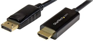 STARTECH DP2HDMM1MB 音视频线缆组件,DisplayPort转HDMI转换线,3ft(1m),4K