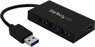 STARTECH HB30A3A1CFB 集线器,4端口USB集线器,USB 3.0,5Gbps,USB A转3xUSB A和1xUSB C