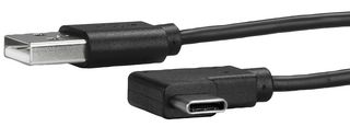 STARTECH USB2AC1MR USB 线缆，1 m（3 ft）USB 转 USB-C 线缆，直角，USB 2.0，USB-A 转 USB-C