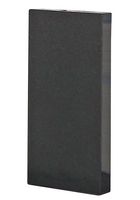 TUK KPR1BK 面板, 模块空白, Snap-in Euro Style Enclosures, ABS(丙烯腈 - 丁二烯 - 苯乙烯)主体, 黑色