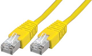 PRO SIGNAL PSG91689 以太网线缆, STP, Cat5e, RJ45插头至RJ45插头, 黄色, 20 m, 66 ft