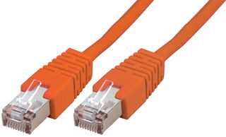 PRO SIGNAL PSG91692 以太网线缆, STP, Cat5e, RJ45插头至RJ45插头, 橙色, 1 m, 3.28 ft